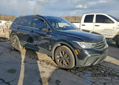 2022 Volkswagen Tiguan Se z USA, uszkodzony, nr VIN 3VV2B7AX7NM041982